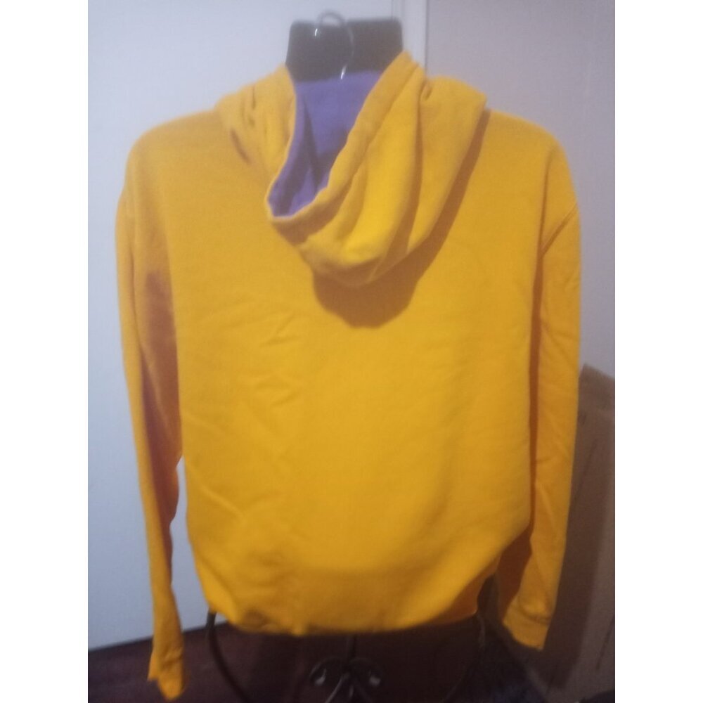 Men's LSU Tigers Stadium Athletics Pullover Hoodie Adult XL Yellow Embroidered - Picture 5 of 9